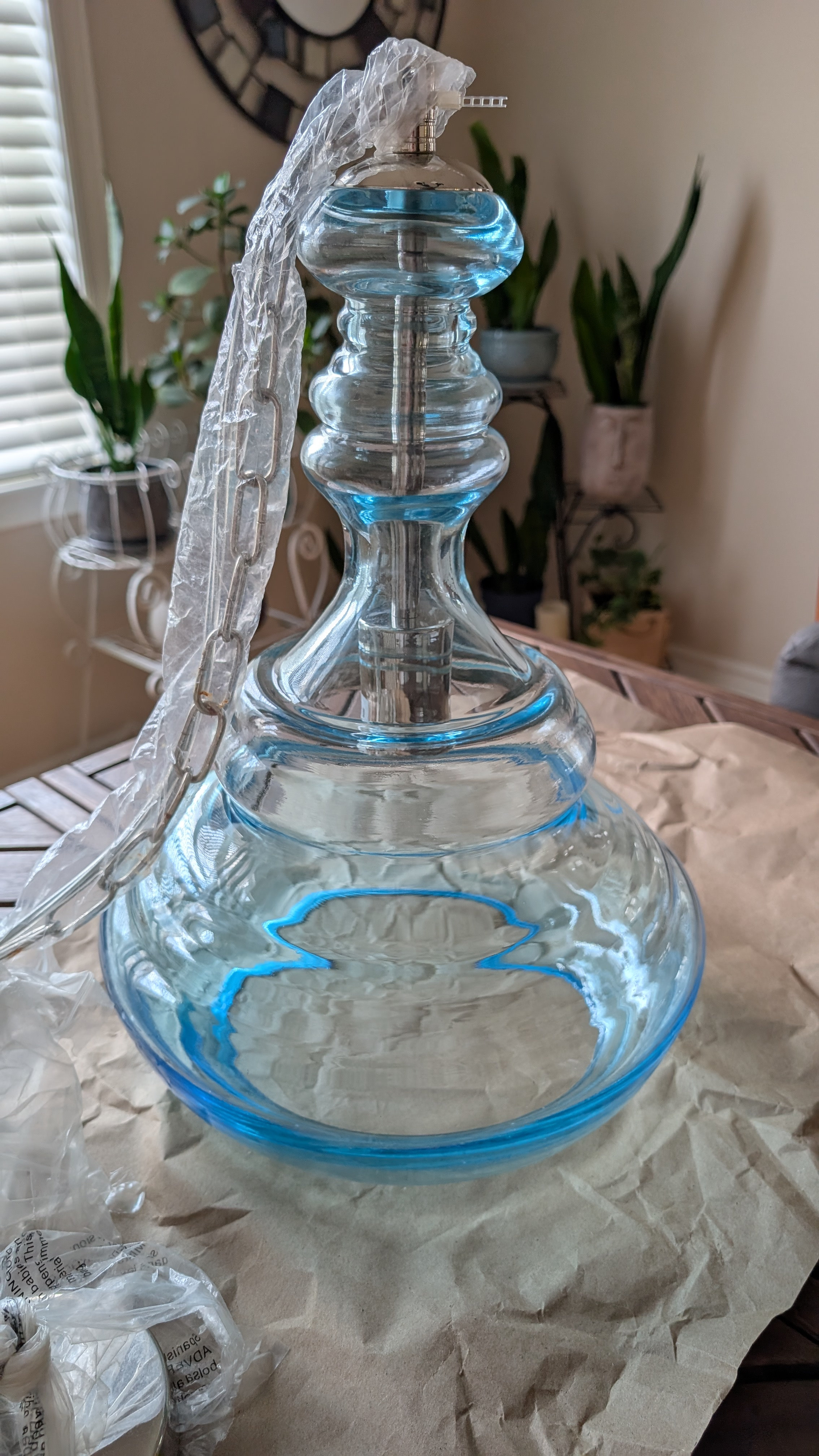 GLASS Hanging Light with 5