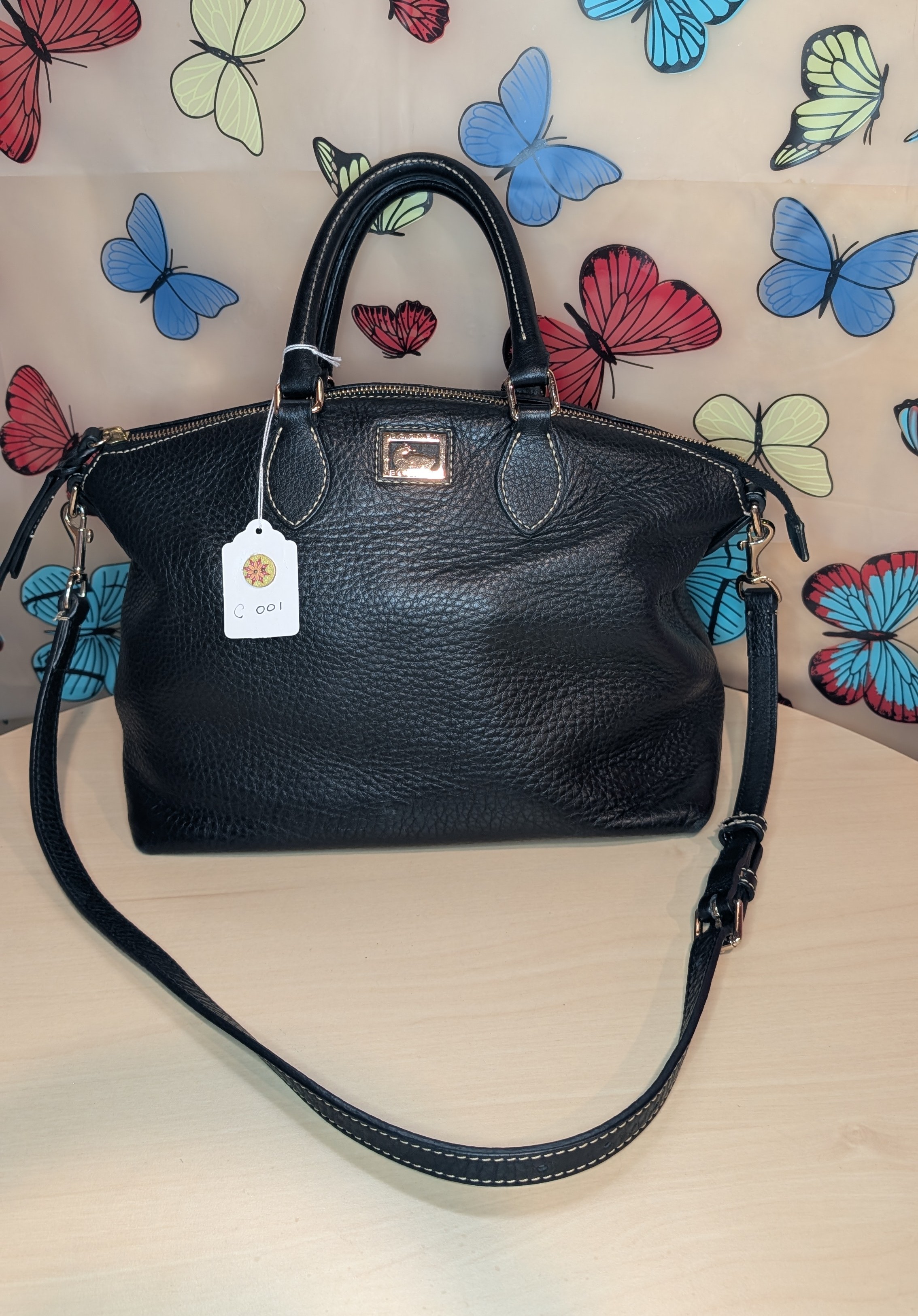 DOONEY & BURKE Leather Satchel 