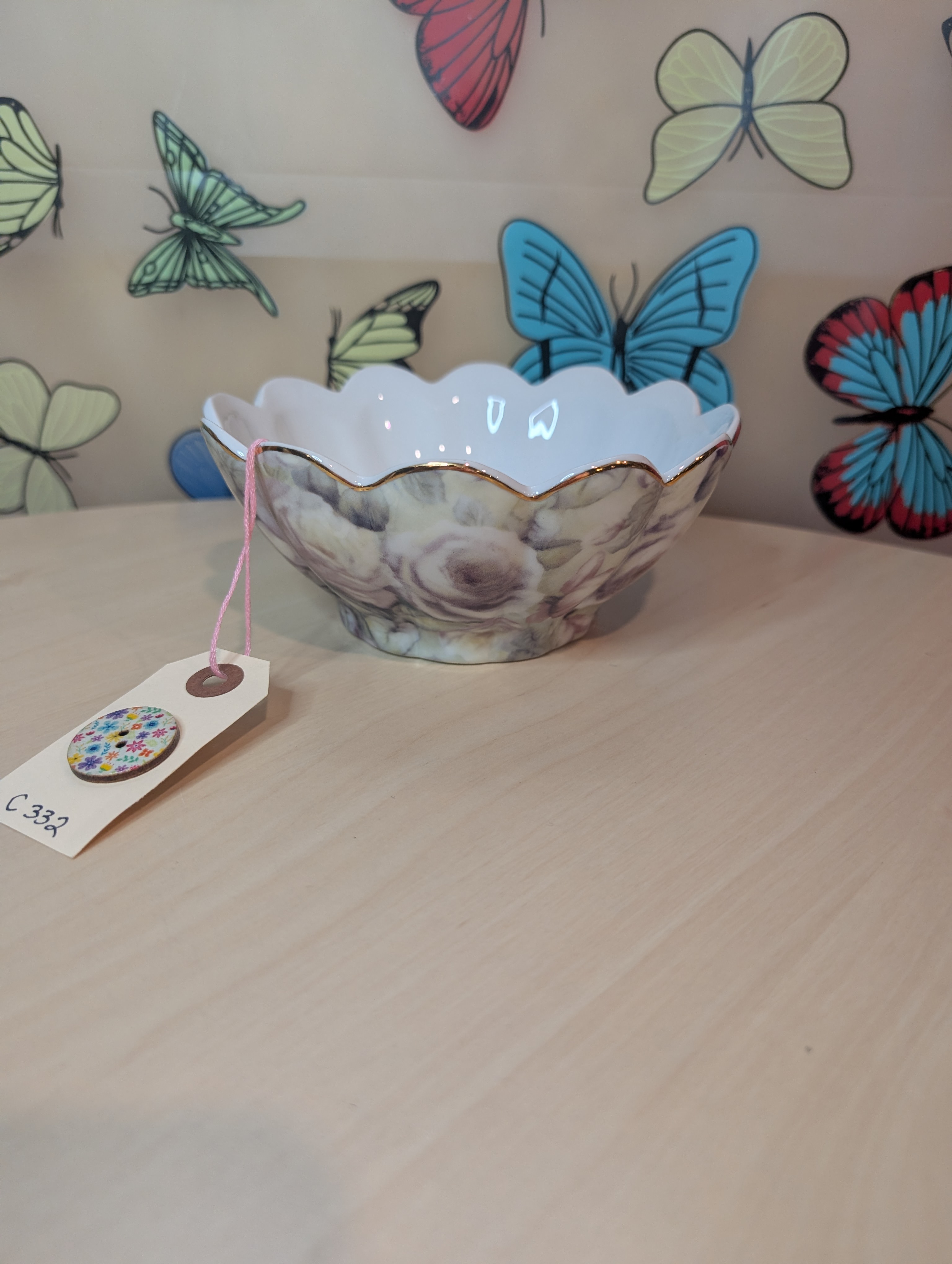 Limoges Lotus Bowl